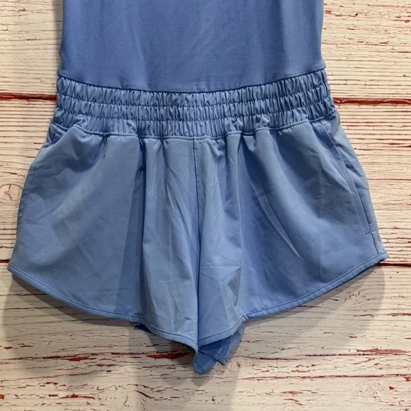 NWT Offline by Aerie Real Me Hot Stuff Romper in Blue Lion Sz S - Picture 7 of 15